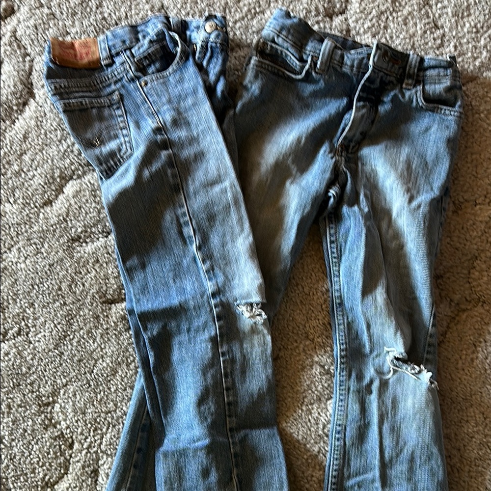 Levi's Blue Classic Straight-Leg Jeans